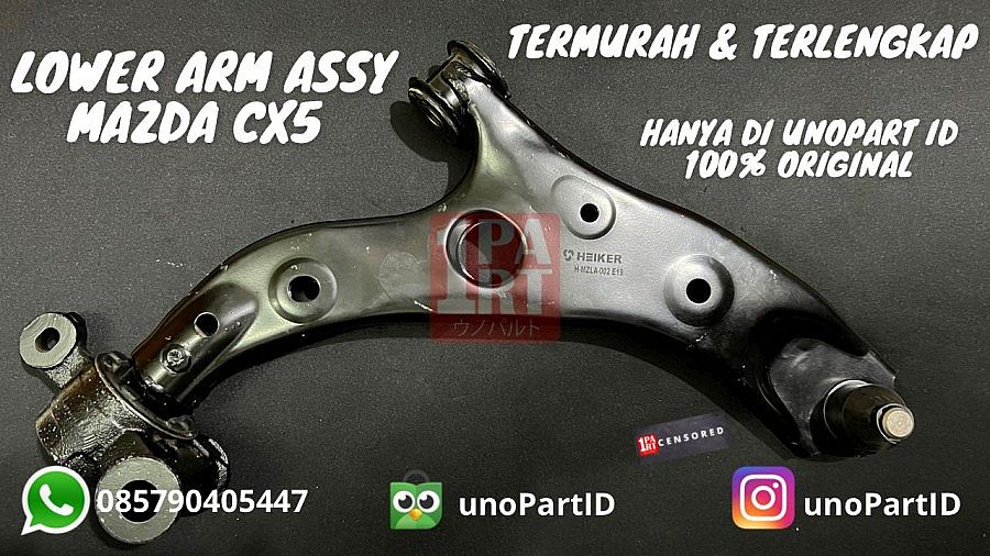 Lower Arm + Ball Joint Kanan Heiker Mazda CX5 CX-5 2012-2017 BEST QUALITY - foto 3