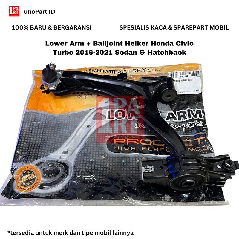 Lower Arm + Balljoint + Bushing Honda Civic Turbo 16- 51350/60-TEA-T10 - foto 5