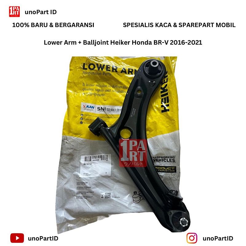Lower Arm + Balljoint Bushing Arm Honda BRV BR-V 16-21 Heiker Original - foto 3