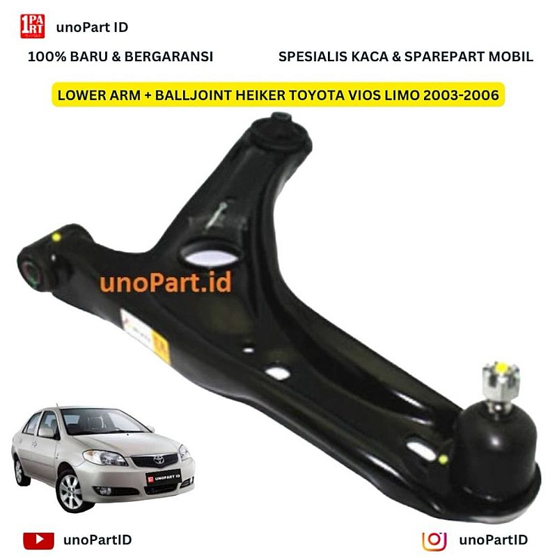 Lower Arm Assy Kiri Toyota Vios 03-06 OEM 48069-OD020 - foto 4