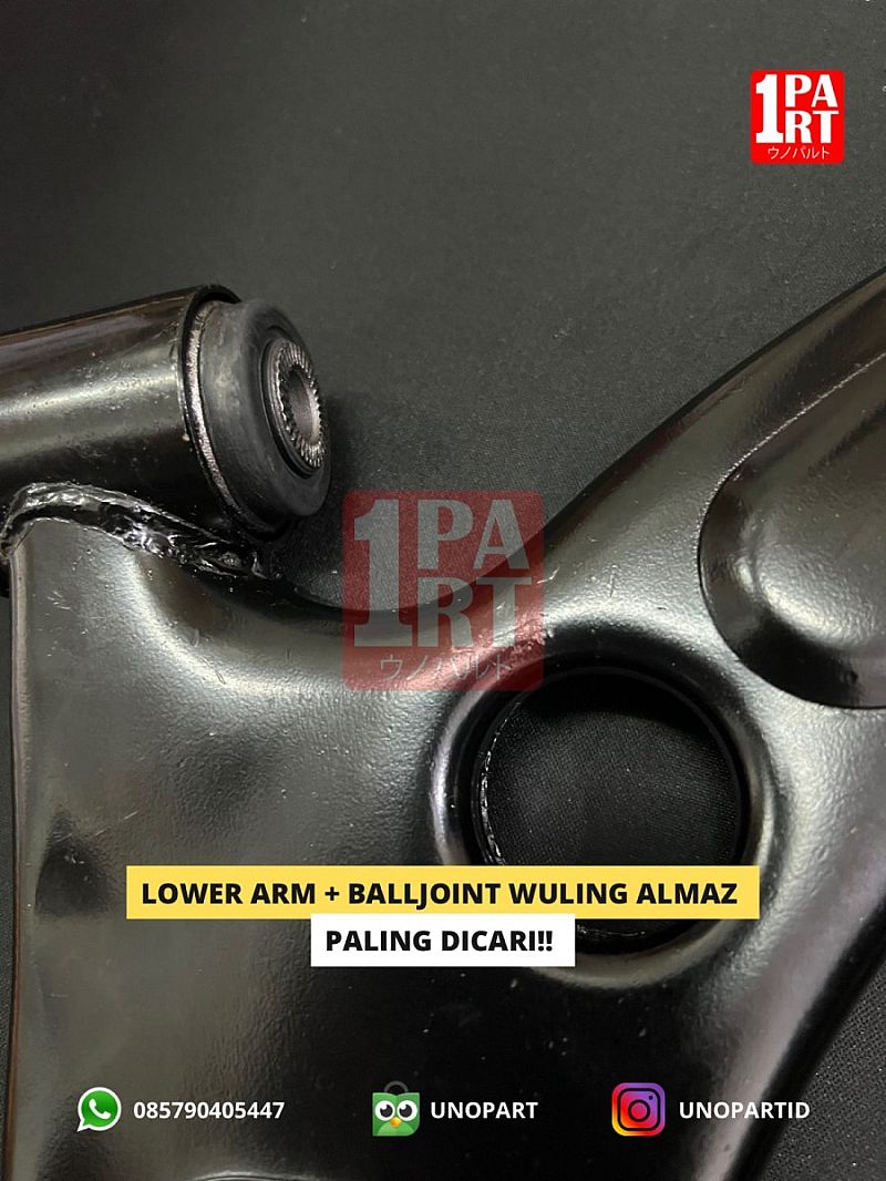 Lower Arm Ball Joint Bushing Arm Heiker Kiri / Kanan Wuling Almaz Cortez SNI KAN 23764762 / 23764763 - foto 5