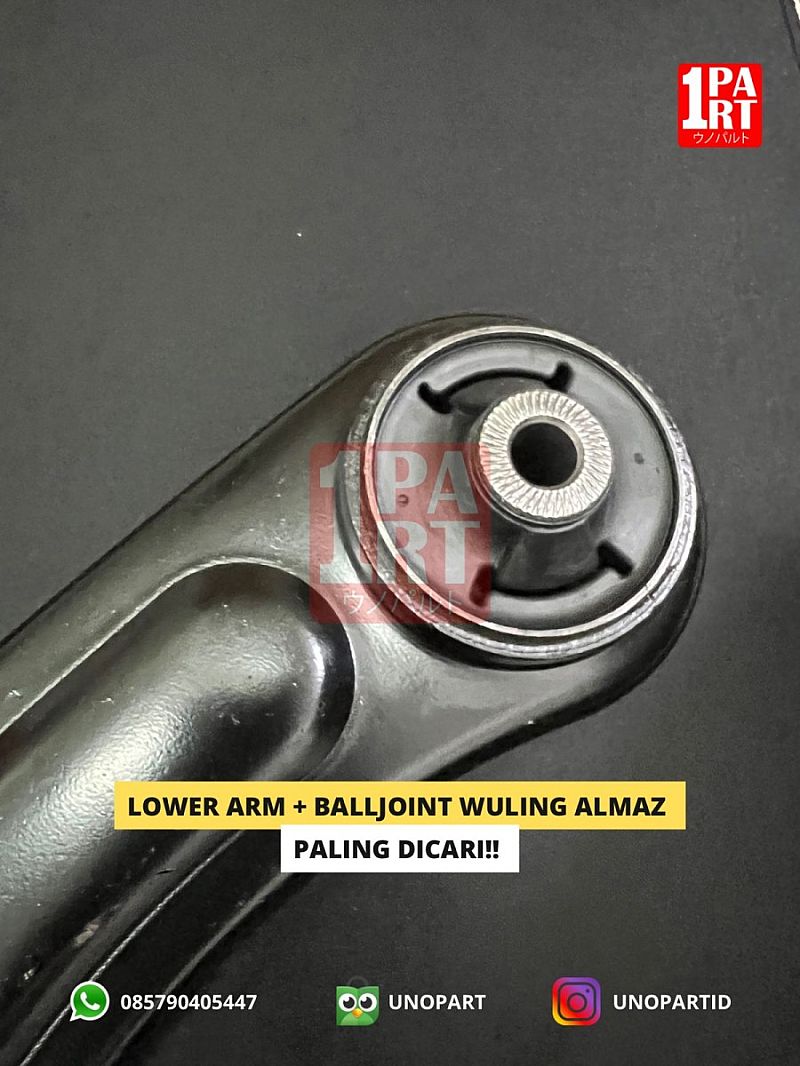 Lower Arm Ball Joint Bushing Arm Heiker Kiri / Kanan Wuling Almaz Cortez SNI KAN 23764762 / 23764763 - foto 2