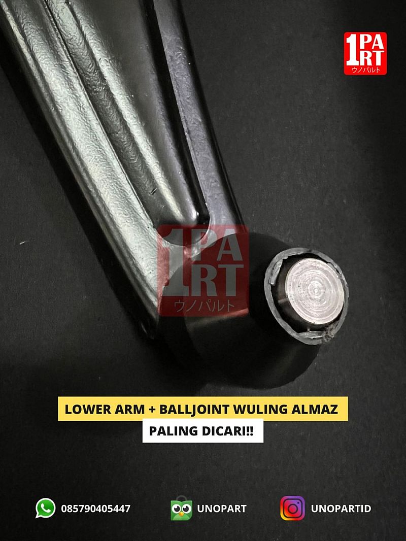Lower Arm Ball Joint Bushing Arm Heiker Kiri / Kanan Wuling Almaz Cortez SNI KAN 23764762 / 23764763 - foto 4