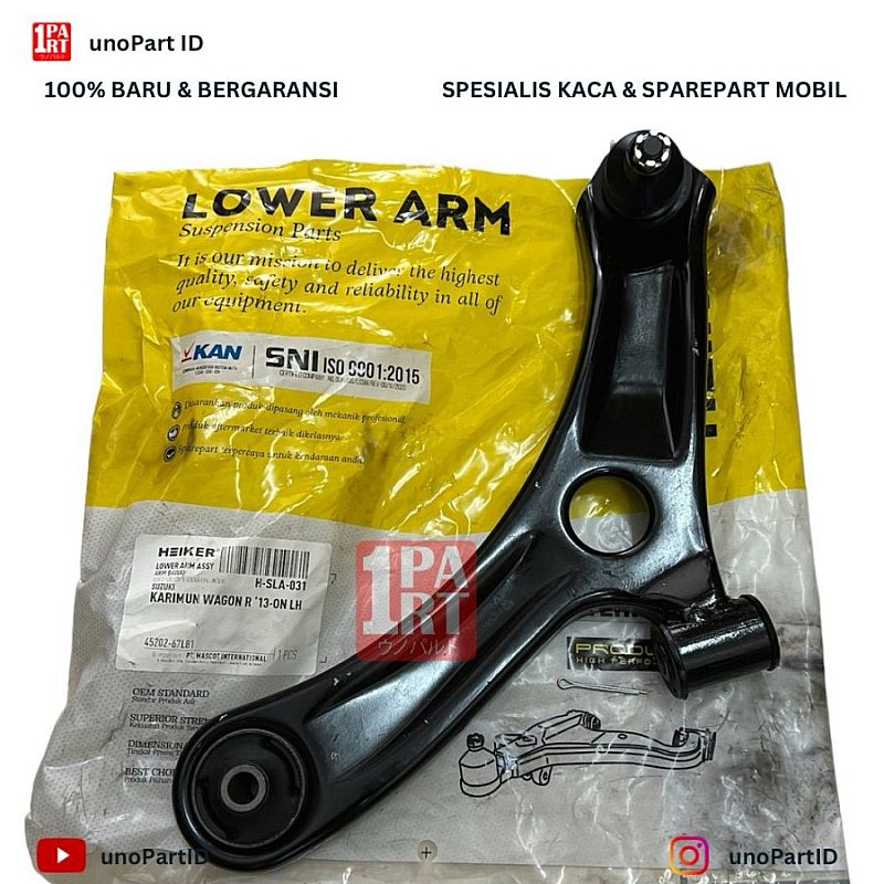 Lower Arm Bonus Balljoint Heiker Suzuki Karimun Wagon R 2013-2021 - foto 2