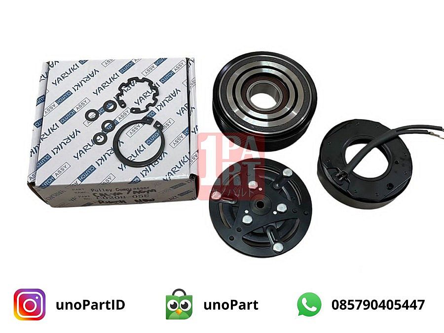 Magnet Clutch AC Avanza 1.5 Gen2 11-15 / Grand Great New Avanza Xenia Gen3 15-21 1.3 1.5 / Agya Ayla Sigra Calya / New Rush Terios 18- / New Avanza Veloz 1.5 FWD 2022-Ke Atas - foto 2