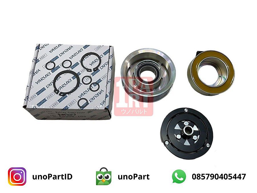 Magnet Clutch AC Kompresor Yaruki Datsun Go Panca Cross Go Plus ORI - foto 2