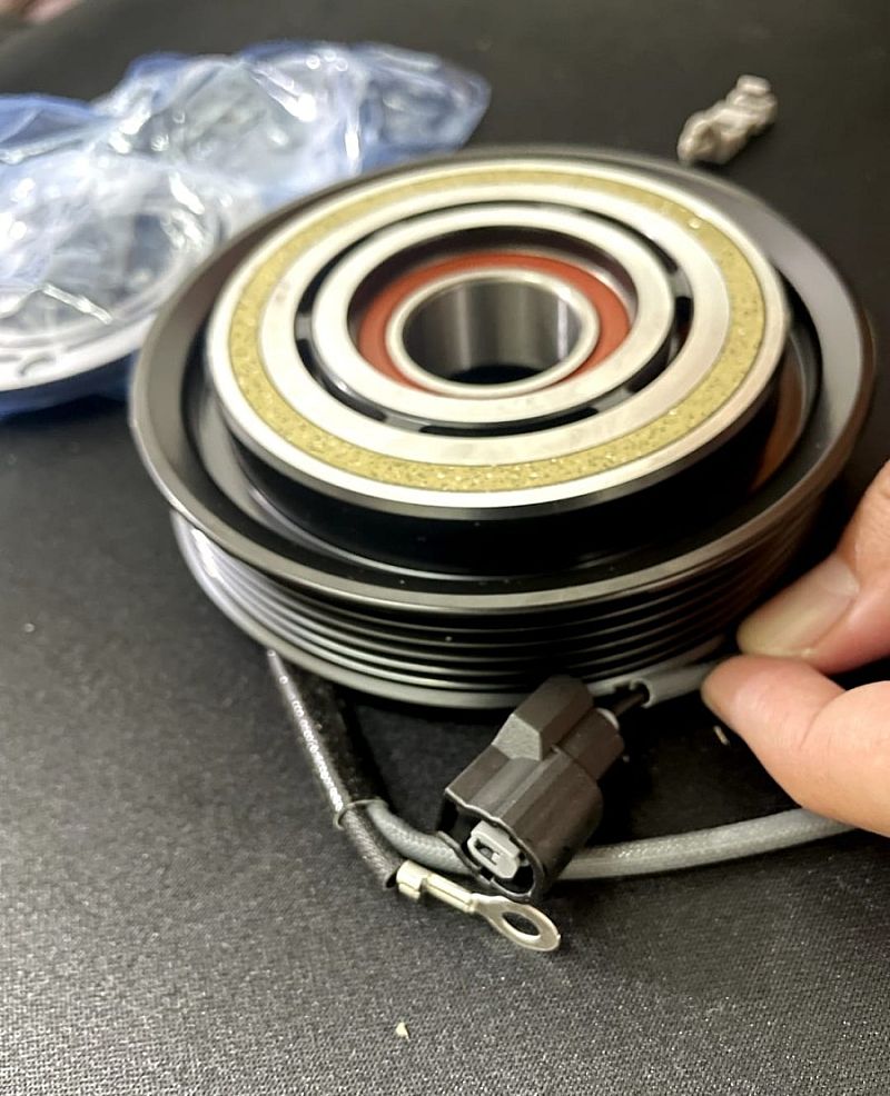 Magnet Clutch AC Mobil Honda Mobilio 2012-2020 / BRV 2016-2021 / HRV / Jazz RS GK5 / City GM6 Merk Yaruki unoPart ID 1Part - foto 3