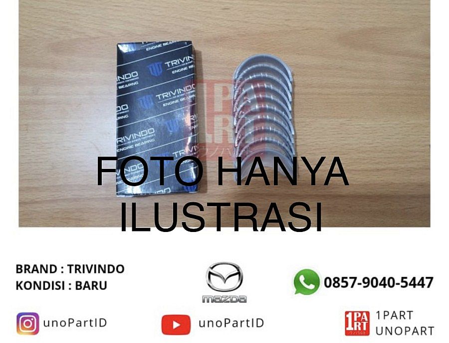 Metal Duduk / Conrod Bearing Isuzu Panther 2.3 - foto 5