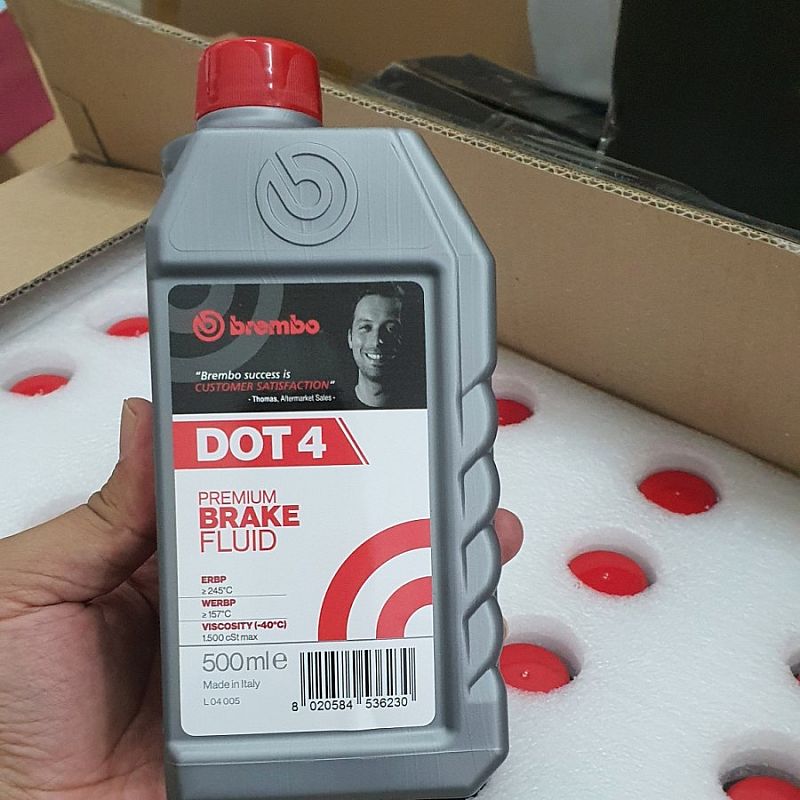 Minyak Rem Brembo Brake Fluid DOT4 500ml Made in Italy by unoPart - foto 3