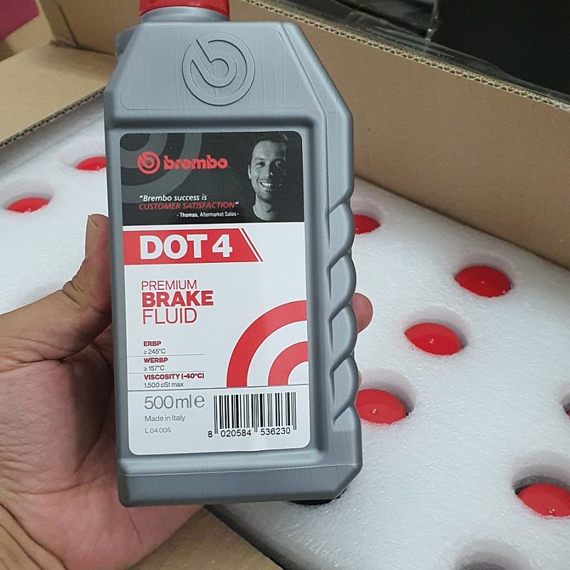 Minyak Rem Brembo Brake Fluid DOT4 500ml Made in Italy by unoPart - foto 4