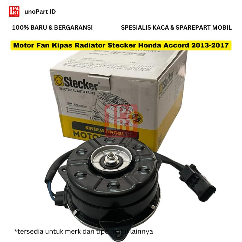 Motor Dinamo Extra Fan Kipas Radiator Stecker Honda Accord CR2 13-17 SNI KAN OEM 19030-5A2-A01 190305A2A01 - foto 2
