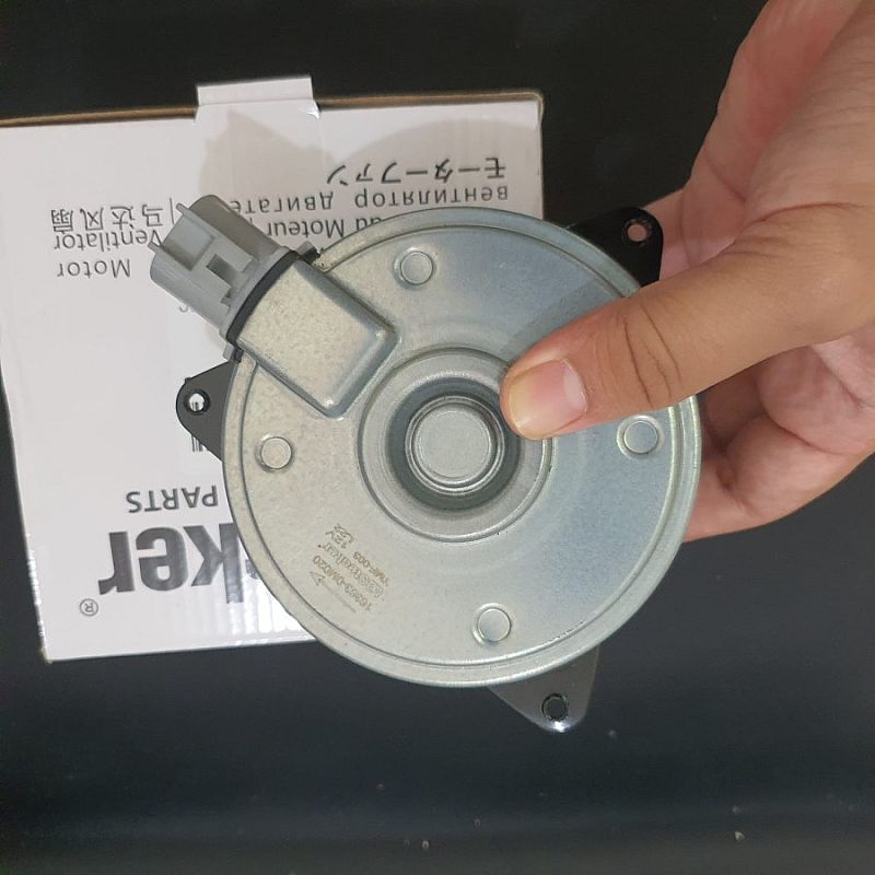 Motor Fan Kipas Radiator Toyota Daihatsu Nissan Stecker Yaris Bapao Bakpao Gen1 New Vios Gen2 06-13 / Sigra Calya / Xpander Livina Livinder Cross 17-  / Grand Great New Avanza Xenia 16-22 Gen3 SNI KAN - foto 5