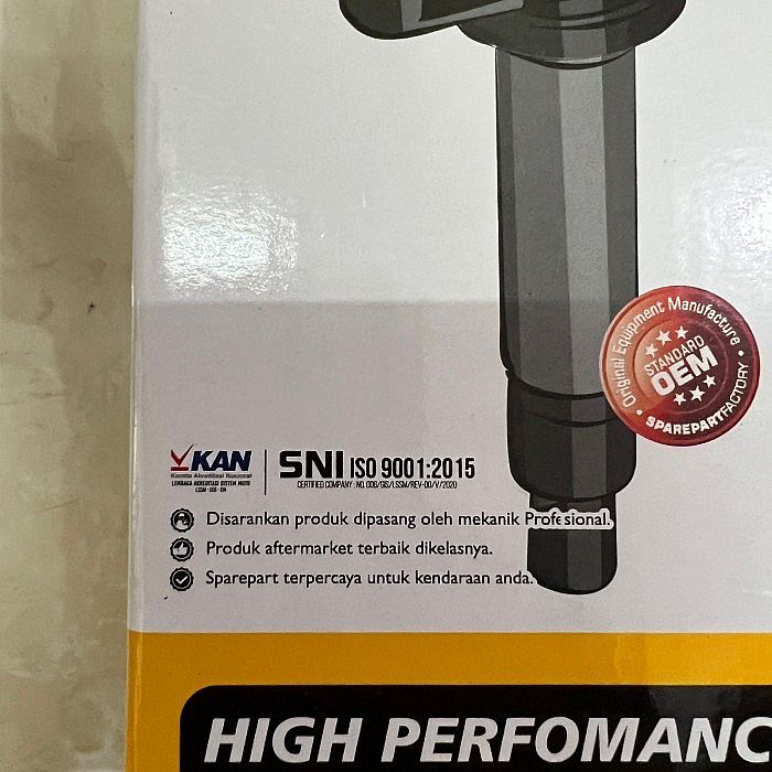 Paket 4 Buah Ignition Coil Koil Stecker Toyota Innova Gen1 2.0 2.7 Bensin 04-15 / Innova Reborn 16-22 / Hilux Fortuner Bensin 2.7 04-15 / Landcruiser Land Cruiser J200 / Prado / Rav4 / Camry ACV40 XV4 - foto 5
