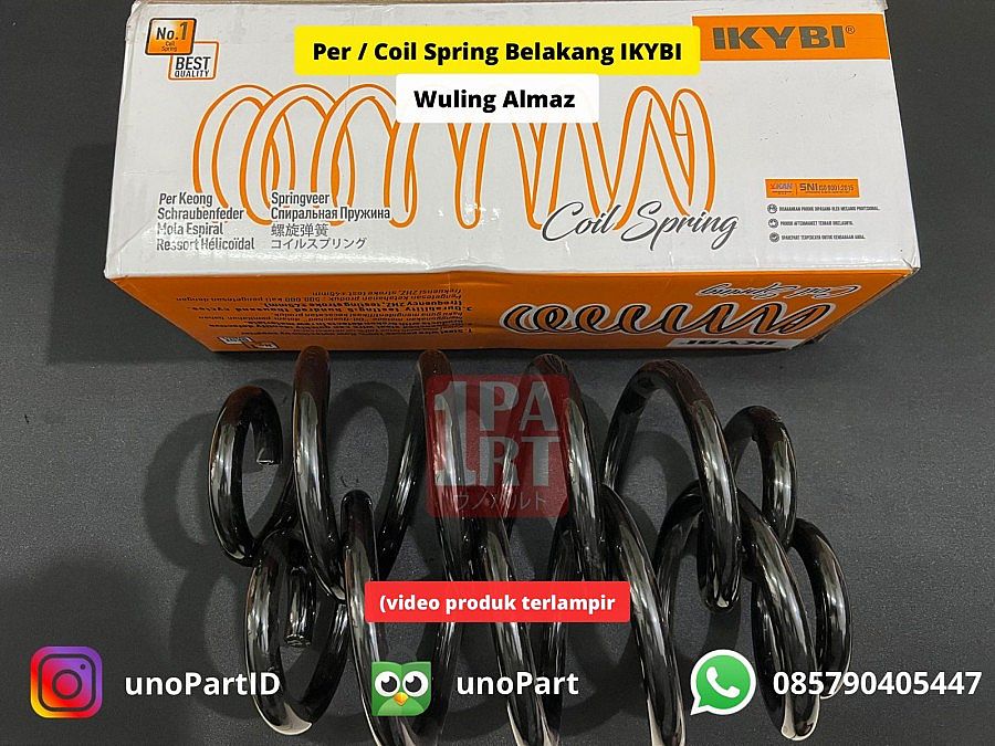 Per Keong Shock Belakang Coil Spring IKYBI Wuling Almaz 2018- SNI KAN - foto 4