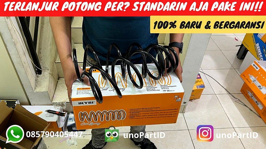 Per Shock Coil Spring IKYBI Depan Ford Fiesta & Mazda 2 2008-2013 - foto 2