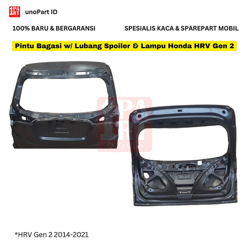 Pintu Bagasi Mobil Honda HR-V HRV Gen 2 2014-2021 Baru Warna Dasar - foto 3