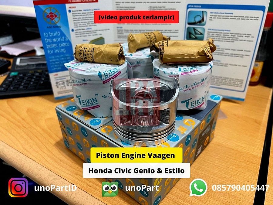 Piston Mesin Honda Civic Estilo & Genio Vaagen OEM No 13101-PM6-000 - foto 2