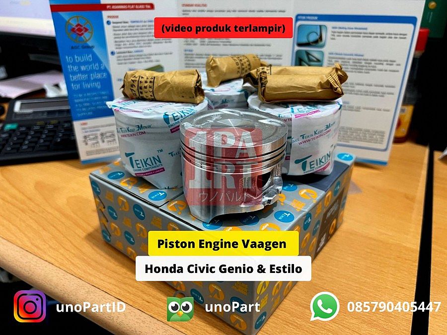 Piston Mesin Honda Civic Estilo & Genio Vaagen OEM No 13101-PM6-000 - foto 5