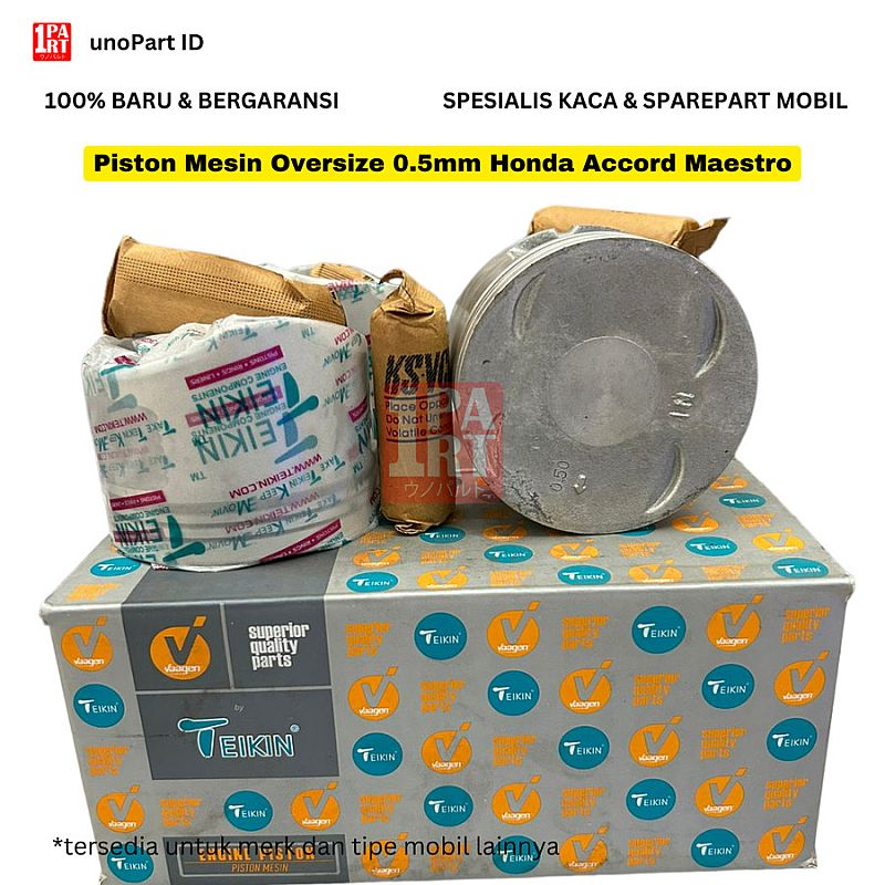 Piston Mesin Oversize 0.5 Honda Accord Maestro by Vaagen Teikin - foto 2