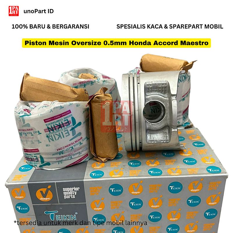 Piston Mesin Oversize 0.5 Honda Accord Maestro by Vaagen Teikin - foto 3