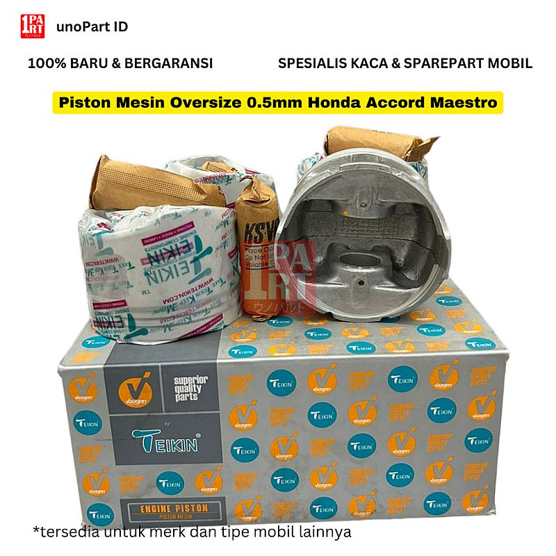 Piston Mesin Oversize 0.5 Honda Accord Maestro by Vaagen Teikin - foto 5