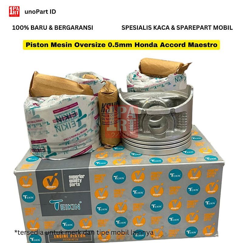 Piston Mesin Oversize 0.5 Honda Accord Maestro by Vaagen Teikin - foto 4