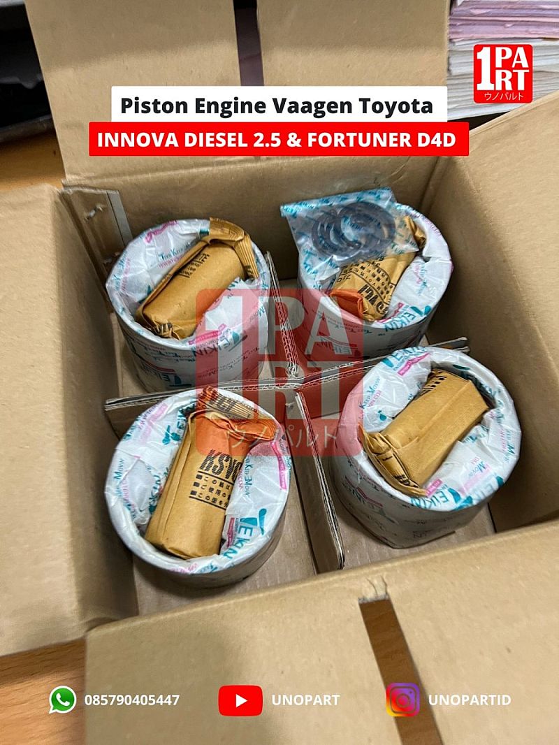 Piston Mesin Toyota Innova Diesel 2.5 / Fortuner D4D Vaagen Teikin - foto 5