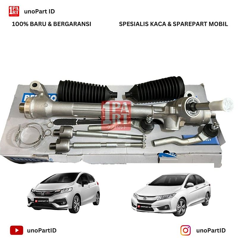 Rack Steer + Long Tie Rod Bensco Honda Jazz RS GK5 City GM6 2014-2021 - foto 4