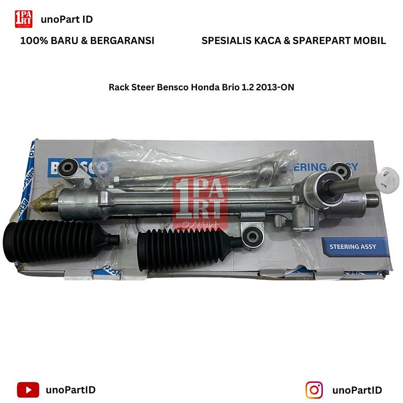 Rack Steer / Racksteer / Rekstir / Steering Gear Honda Brio 1.2 2013-ON Baru dan Bergaransi Merk Bensco - foto 9