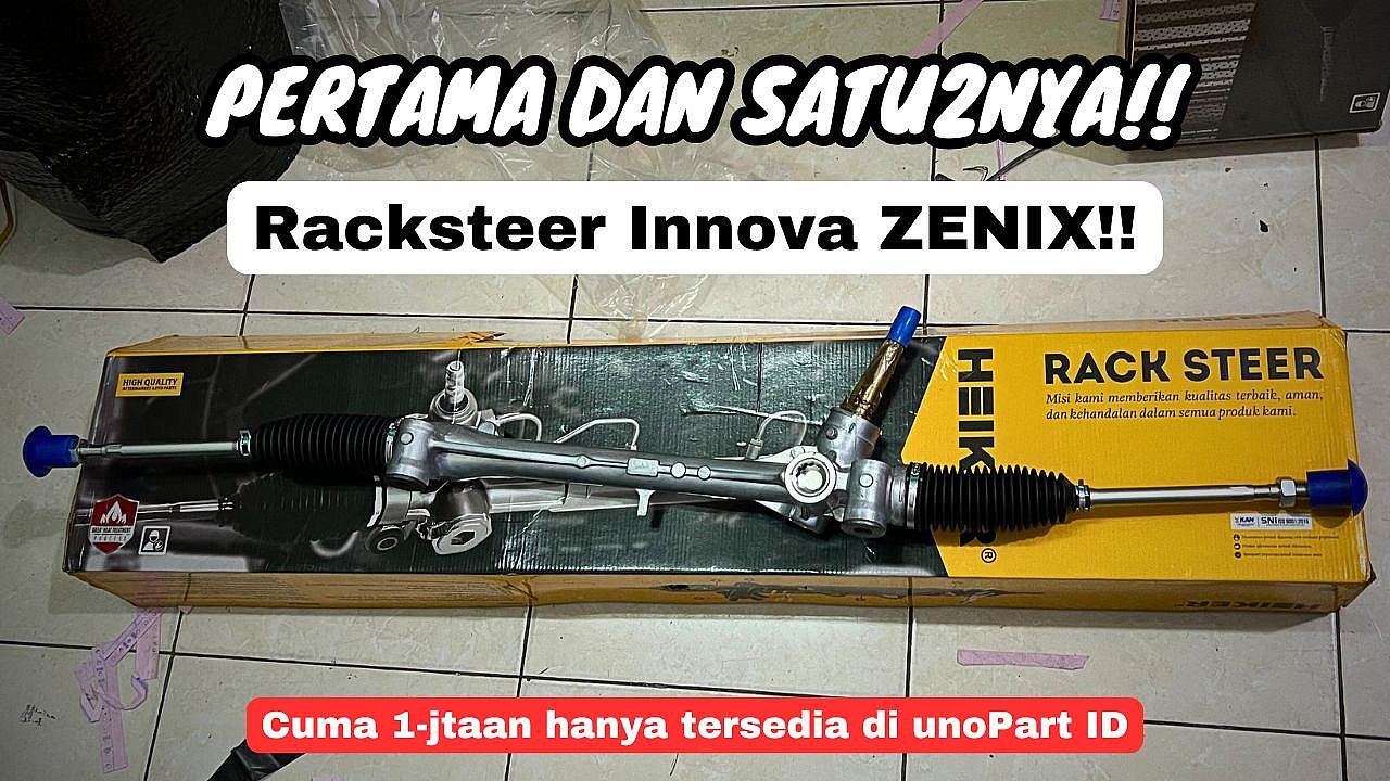 Rack Steer / Racksteer / Rekstir / Steering Gear Toyota Kijang Innova Zenix Bensin dan Hybrid 2023-ON Baru dan Bergaransi Merk Heiker Part No 45510-VT020 unoPart ID - foto 2