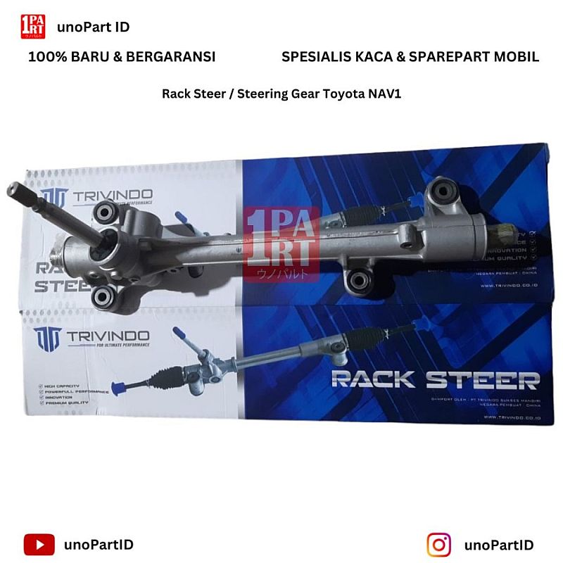 Rack Steer / Racksteer / Rekstir / Steering Gear Toyota NAV1 NAV-1 Baru dan Bergaransi Part No 45510-28122 - foto 3