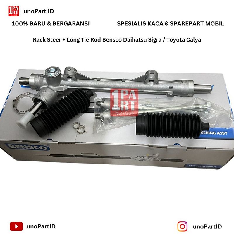 Rack Steer Steering Gear GearBox RekStir Racksteer Daihatsu Sigra Toyota Calya Merk Bensco Bonus Long Tie Rod - foto 2