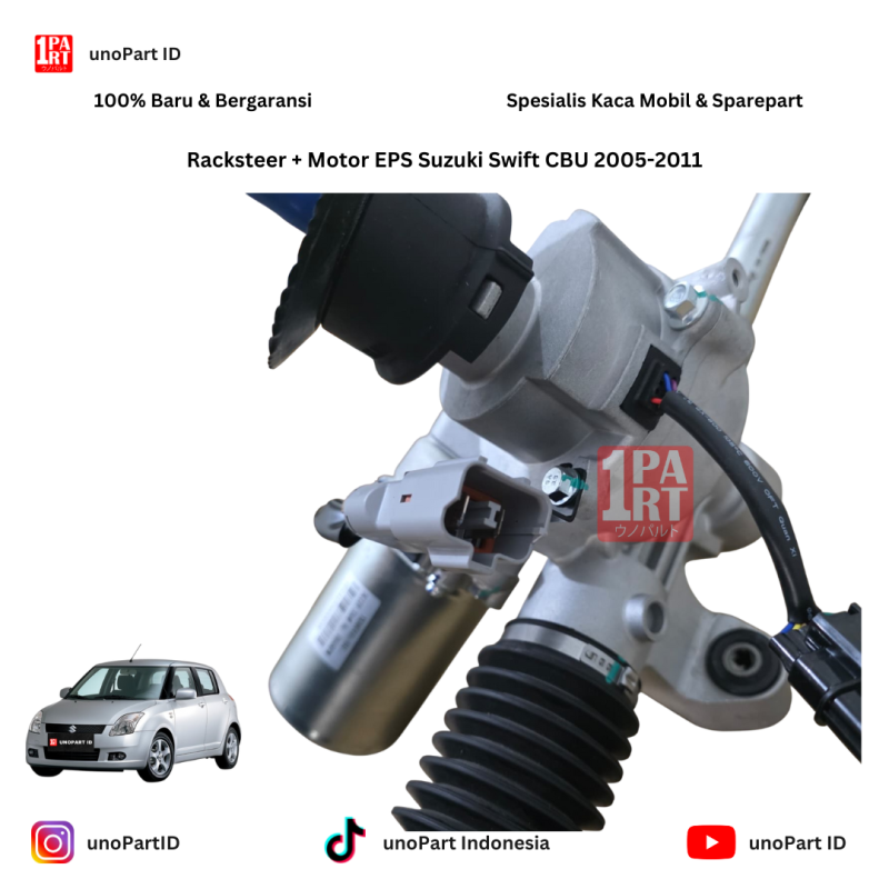 Racksteer + Motor EPS Suzuki Swift CBU 2005-2011 / Splash Merk Yokomitsu Bonus Long Tie Rod by unoPart ID - foto 5