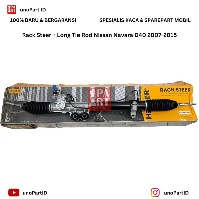 Racksteer Assy Heiker Nissan Navara D40 2004-2015 Bonus Long Tie Rod - foto 3