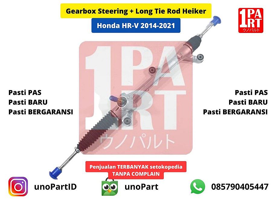 Racksteer Assy Heiker Original Honda HRV 2014-2021 Bonus Long Tie Rod - foto 2