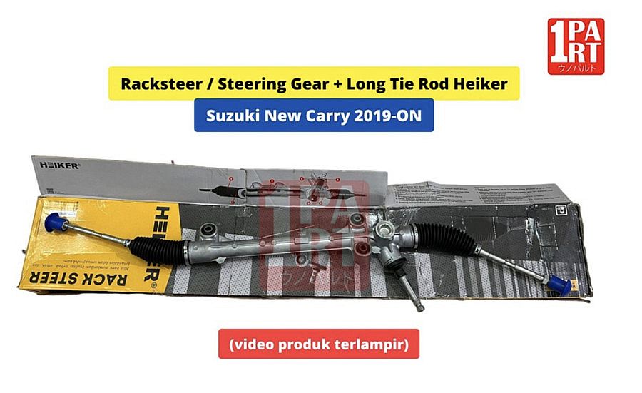 Racksteer Assy Rack Steering Gearbox RekStir Rek Stir Heiker Suzuki New Carry 2019-ON Tayo Bonus Long Tie Rod - foto 3