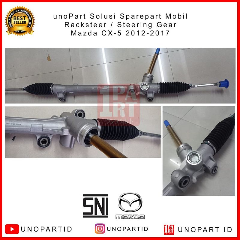 Racksteer Assy Steering Gear Rack Steer Gearbox Rekstir Heiker Mazda CX-5 CX 5 CX5 KE 2012-2017 Bonus Long Tie Rod - foto 2