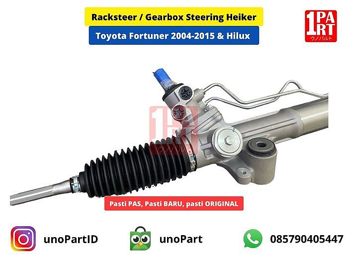 Racksteer Gearbox Steering Heiker Toyota Fortuner & Hilux Long Tie Rod - foto 2