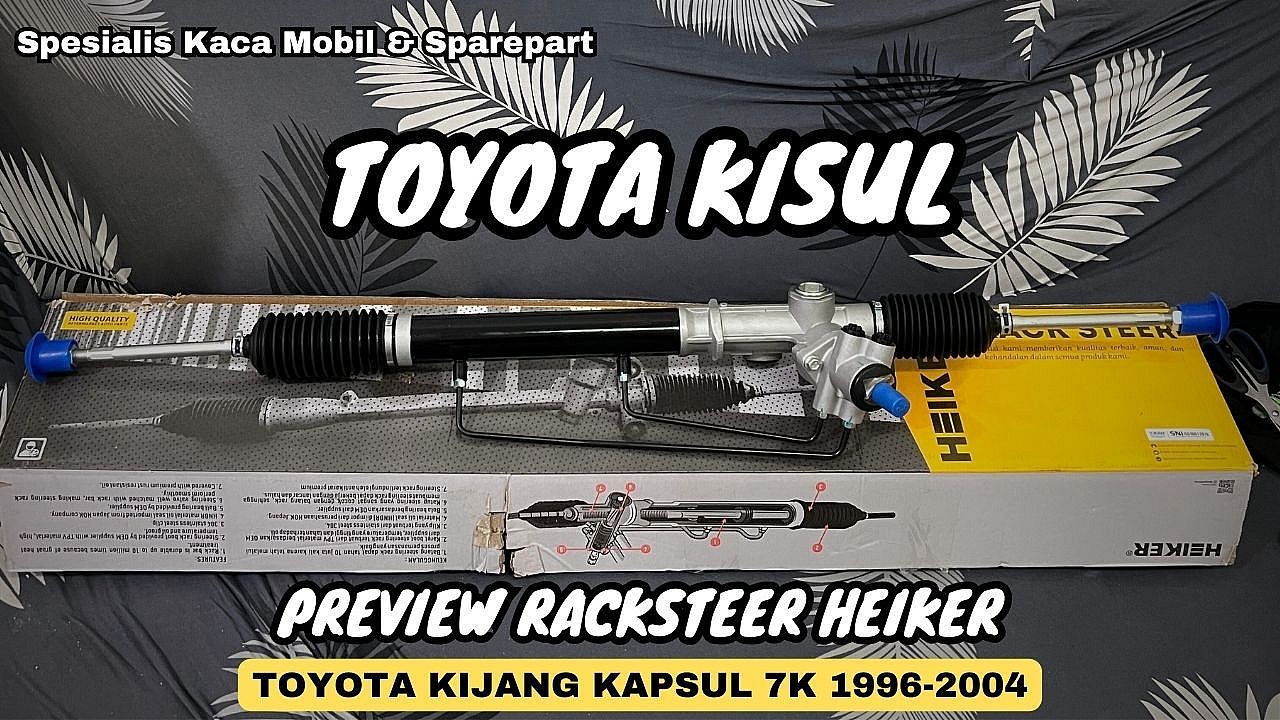 Racksteer Rack Steer Heiker Kijang Kapsul 7K EFI 96-04 Bensin Diesel Long Tie Rod Power Steering - foto 2