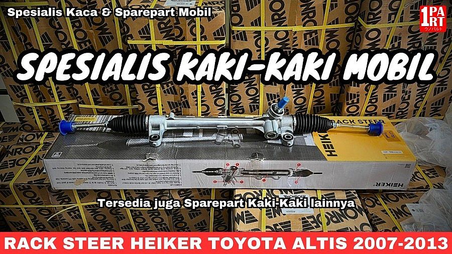 Racksteer Rack Steering Gearbox RekStir Steer Stir Gear EPS Heiker Toyota New Altis 2007-2013 Bonus Long Tie Rod Rack End SNI KAN OEM 45510-02200 4551002200 - foto 2