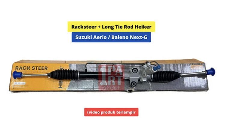 Racksteer RekStir Rack Steer Stir Gear Gearbox Steering Assy Heiker Suzuki Aerio / Baleno Next G Bonus Long Tie Rod Rack End SNI KAN OEM 48580-54G12-000 48580-54G12 4858054G12000 4858054G12 - foto 5