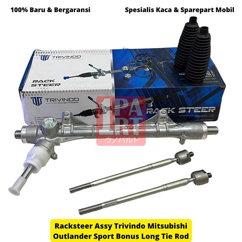 Racksteer RekStir Steering Gear Gearbox Rack Steer Trivindo Mitsubishi Outlander Sport Bonus Long Tie Rod - foto 3