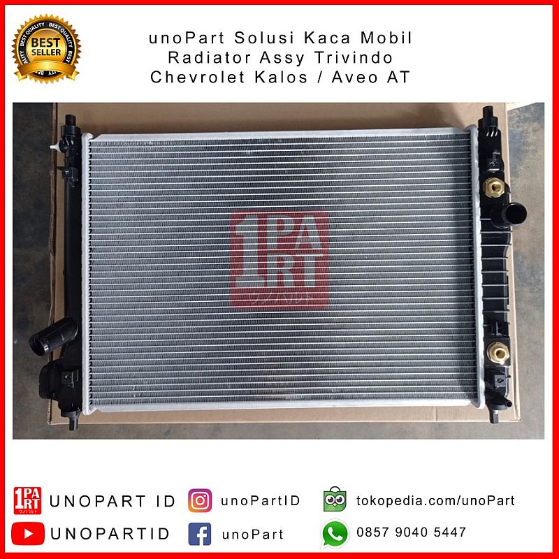 Radiator Assy Chevrolet Aveo / Kalos AT 100% Baru Bergaransi IATF16949 - foto 4