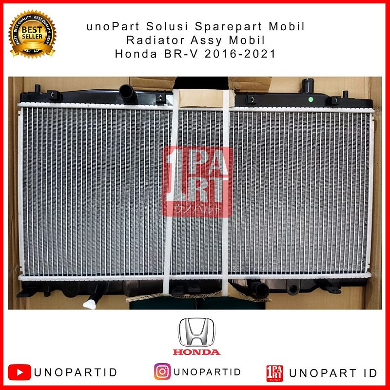 Radiator Assy Honda BR-V BRV 2016-2021 by unoPart ID 100% Baru - foto 4