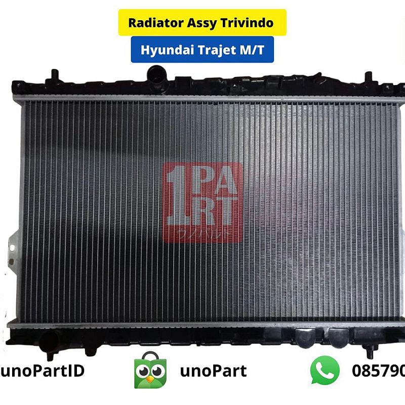 Radiator Assy Hyundai Trajet Manual MT 100% Baru Bergaransi - foto 2