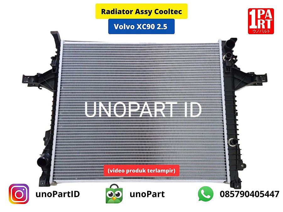 Radiator Assy Komplit Cooltec Volvo XC90 2.5T AT OEM 36000464 by unoPart - foto 2