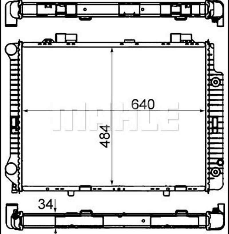 Radiator Assy Mercedes Benz Mercy W210 E320 E280 Mahle Africa - foto 4