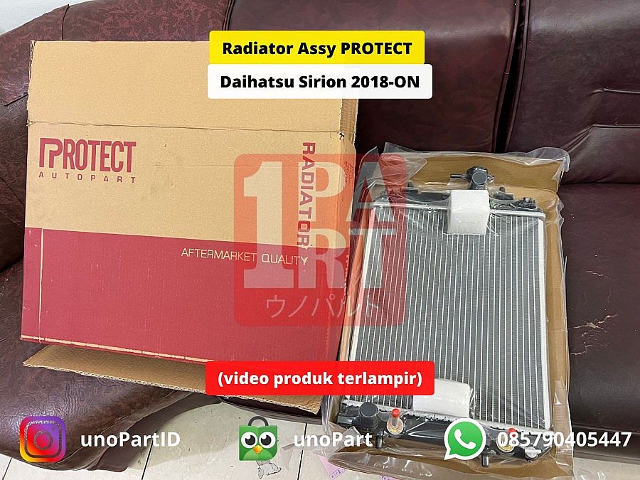 Radiator Assy Merk Protect Daihatsu New Sirion AT Part No 16400-BZ390 - foto 4