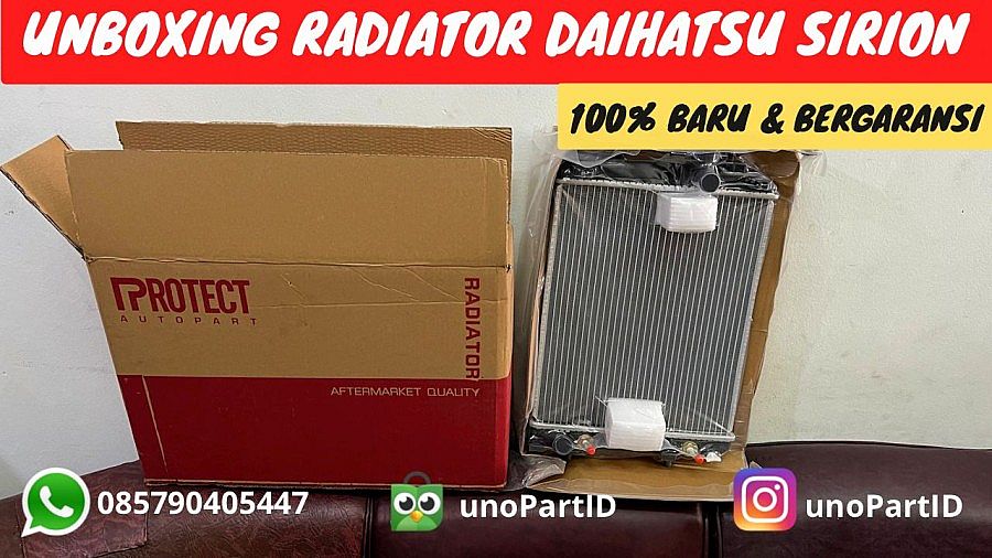 Radiator Assy Merk Protect Daihatsu New Sirion AT Part No 16400-BZ390 - foto 5