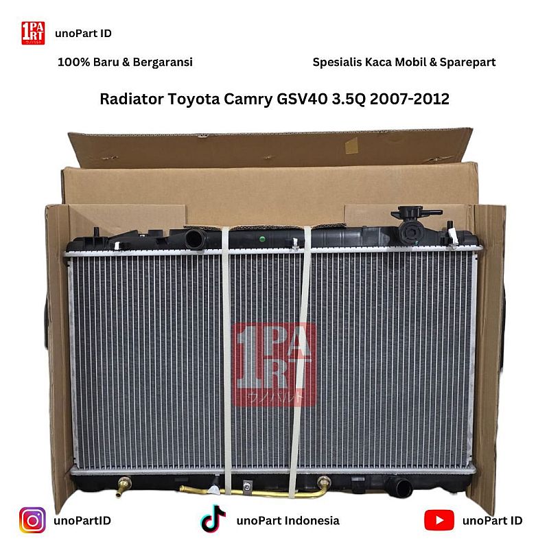 Radiator Assy Mobil Toyota Camry Q 3.5 V6 2007-2012 GSV40 by unoPart ID 1PART Model ACV40 - foto 2